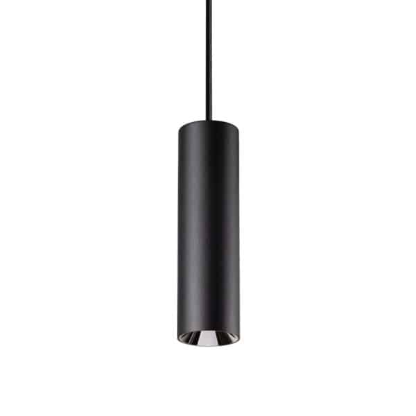 Stromschienen-Leuchte Modern II One LED, schwarz, Deko-Rand chrom