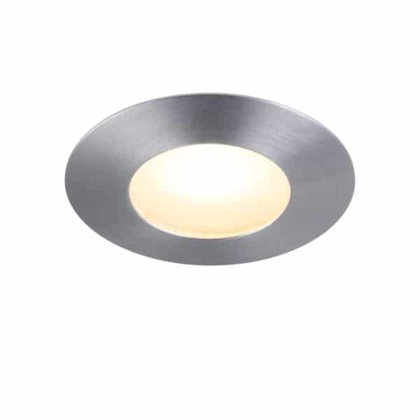 Möbeleinbauleuchte Vario LED, alu-gebürstet